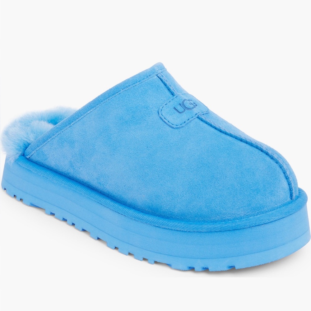 UGG Discoquette Slide Slipper Size 8 Big Sky Blue RARE